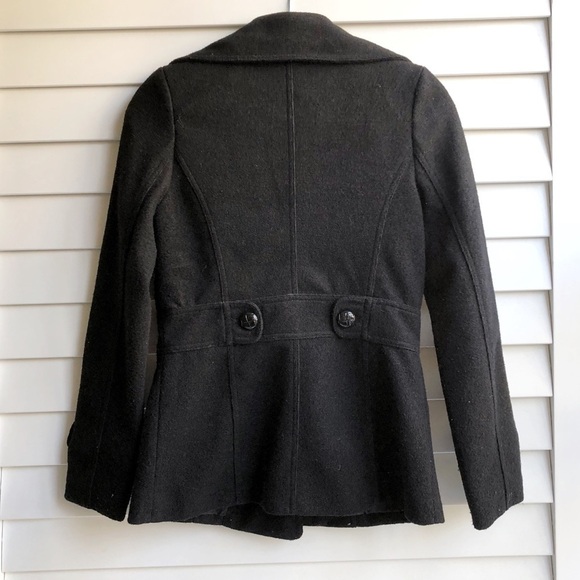 Romeo & Juliet Couture Wool Blend Pea Coat - Picture 3 of 7